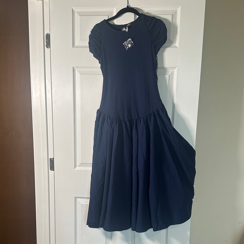 Free people  Navy Blue Dress